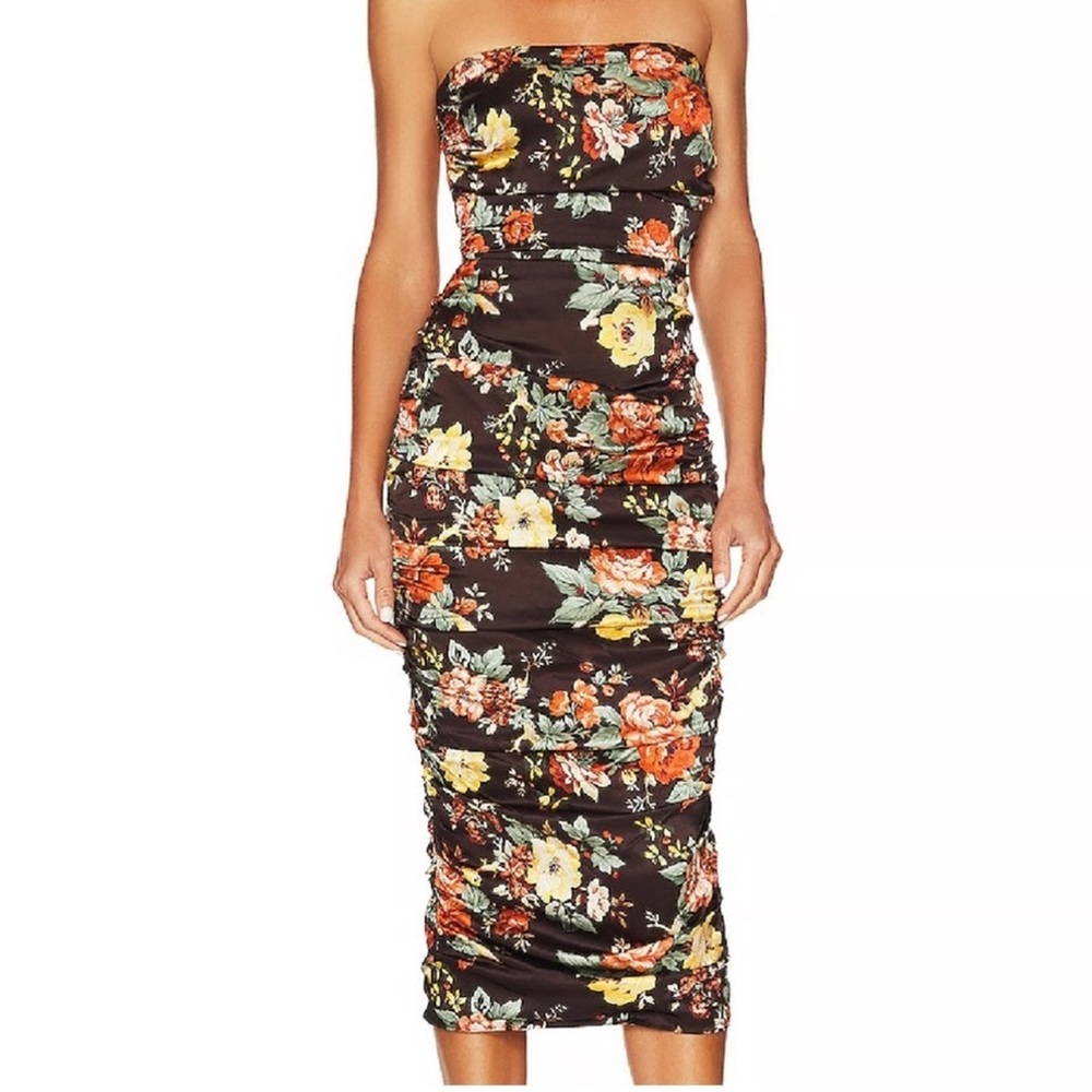 Veronica Beard Kupa Dress in Oxblood Multi